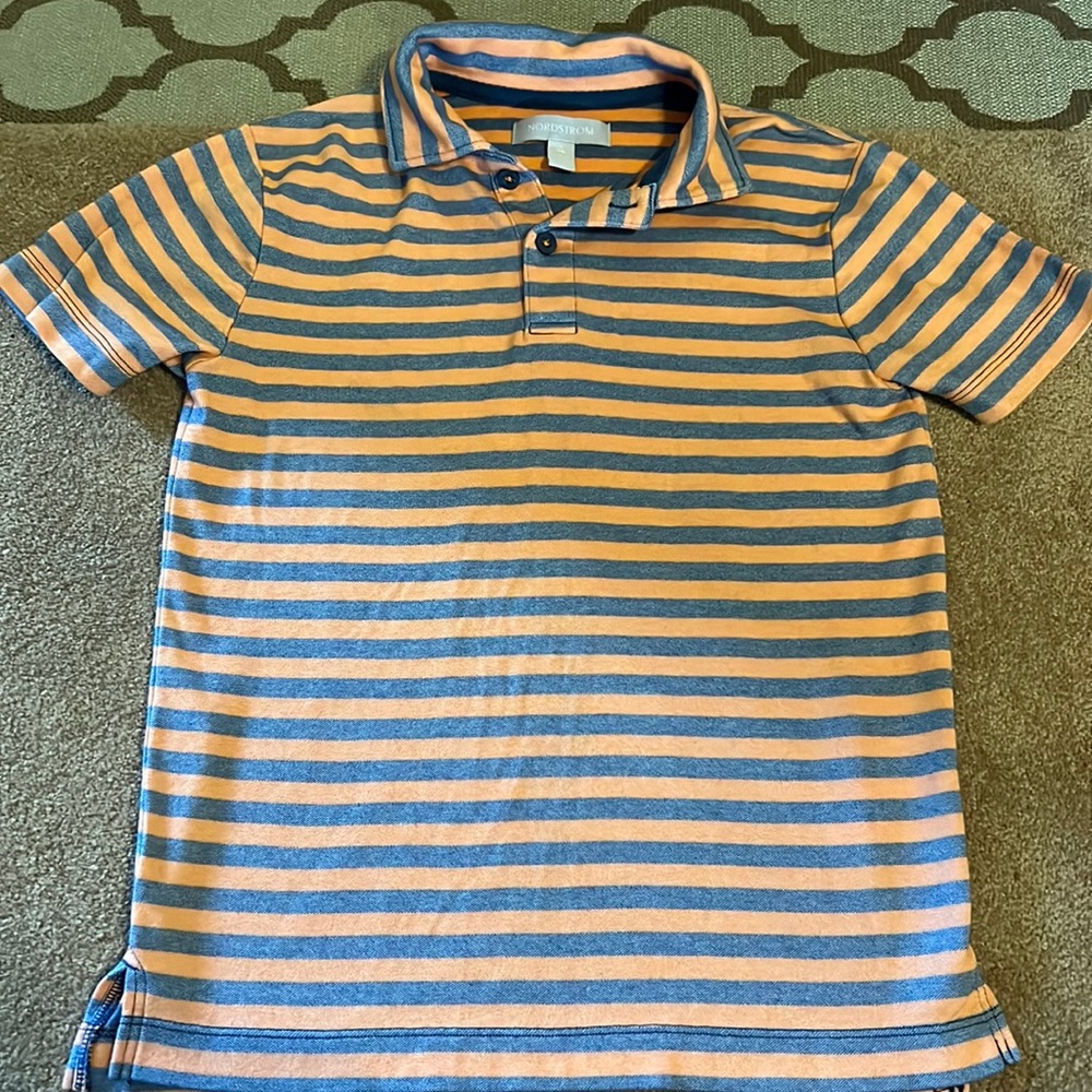 Boys striped polo